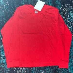 Kids Red Royal Apparel Long Sleeve T-Shirt sz Med